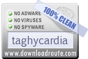 taghycardia received 100% CLEAN award on DownloadRoute.com